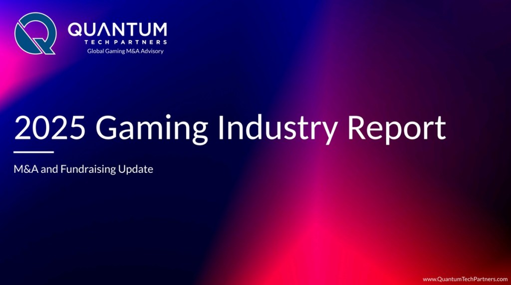 Gaming M&A dipped in 2024 but fundraising doubled | Quantum Tech Partners