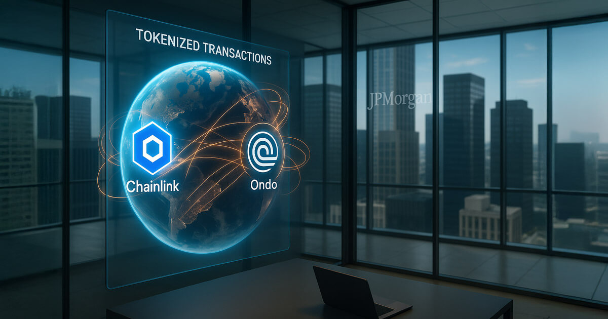 JPMorgan bridges blockchain and traditional finance in landmark pilot transaction