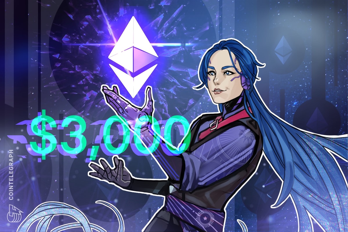 ETH Treasury Buys and ETF Flows Back Ether Rally Toward $3K